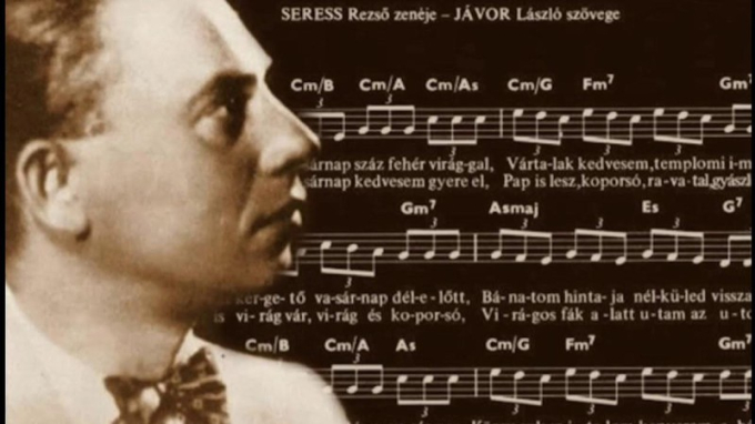 Nhạc phổ ca kh&uacute;c Gloomy Sunday của nhạc sĩ thi&ecirc;n t&agrave;i Seress Rezső.