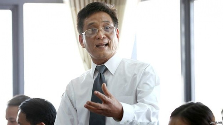 PGS.TS Hoàng Ngọc Giao phát biểu tại một hội thảo (Ảnh: VOV).