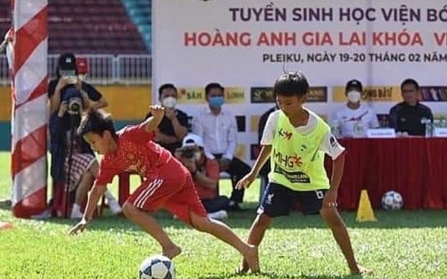 16 thí sinh trúng tuyển vào Học viện Bóng đá Hoàng Anh Gia Lai