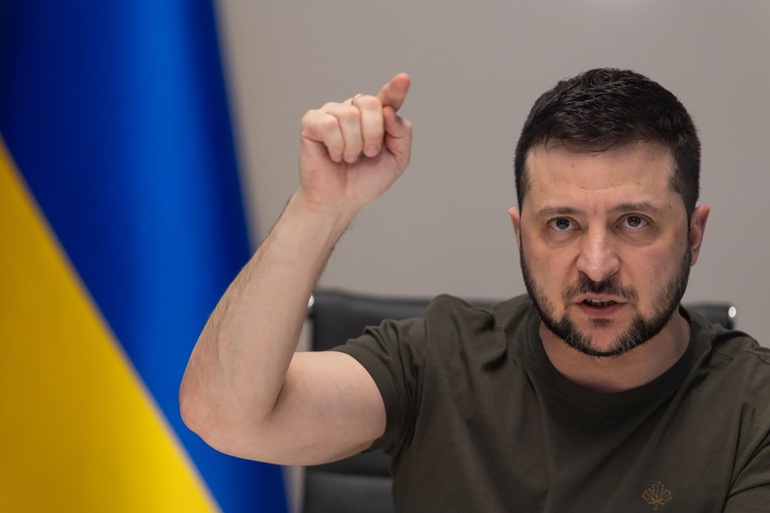 Tổng thống Volodymyr Zelensky (Ảnh: Getty).