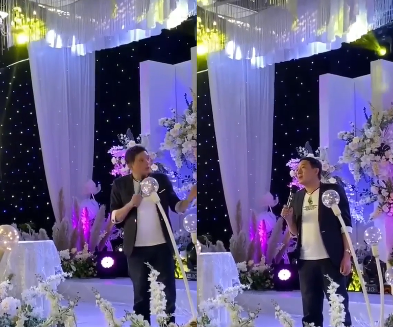 Chiến Thắng b&igrave;nh tĩnh xử l&yacute; khi bị kh&aacute;n giả đuổi xuống (Ảnh: Chụp m&agrave;n h&igrave;nh).