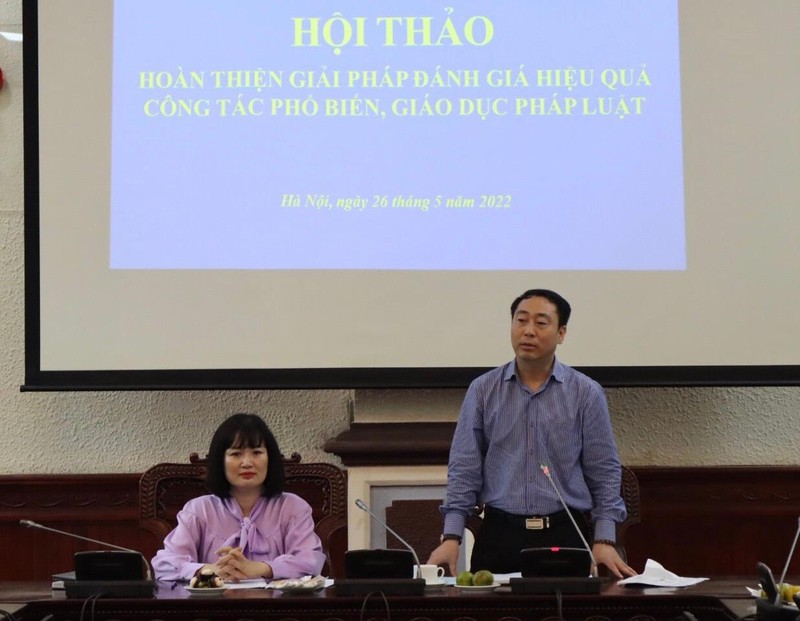 Tiếp tục ho&agrave;n thiện Đề &aacute;n đổi mới hoạt động đ&aacute;nh gi&aacute; hiệu quả c&ocirc;ng t&aacute;c phổ biến, gi&aacute;o dục ph&aacute;p luật ảnh 4