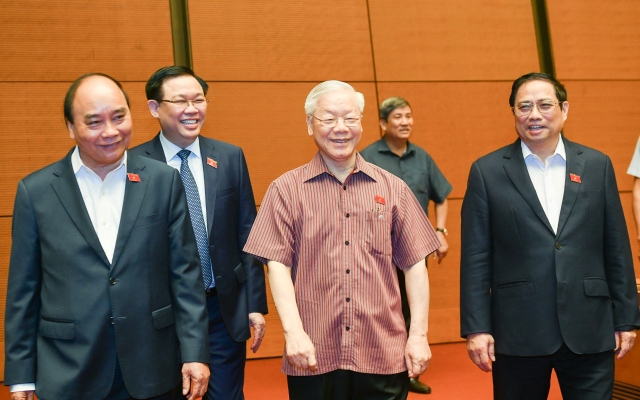 Chùm ảnh: Bên lề phiên thảo luận về một số nội dung còn ý kiến khác nhau của dự án Luật Cảnh sát cơ động