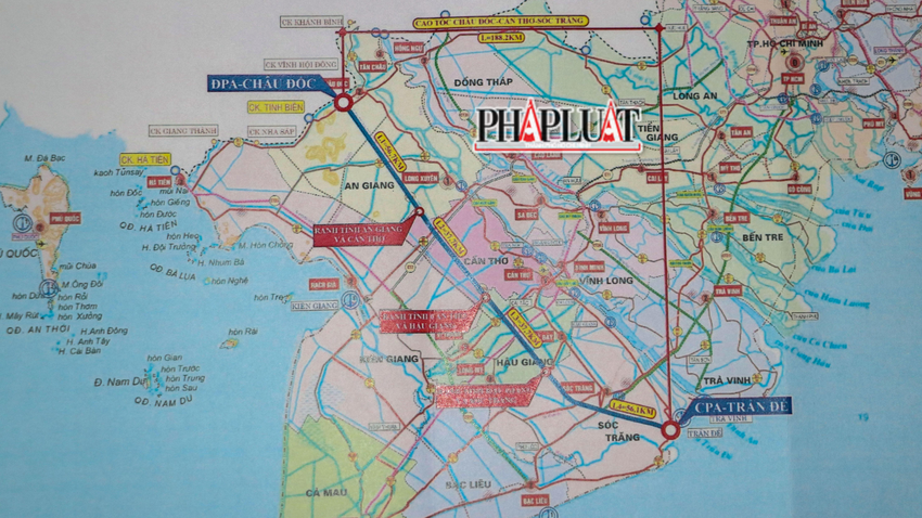 Dự kiến hơn 4.260 tỉ để giải ph&oacute;ng mặt bằng cao tốc Ch&acirc;u Đốc - Cần Thơ - S&oacute;c Trăng ảnh 2