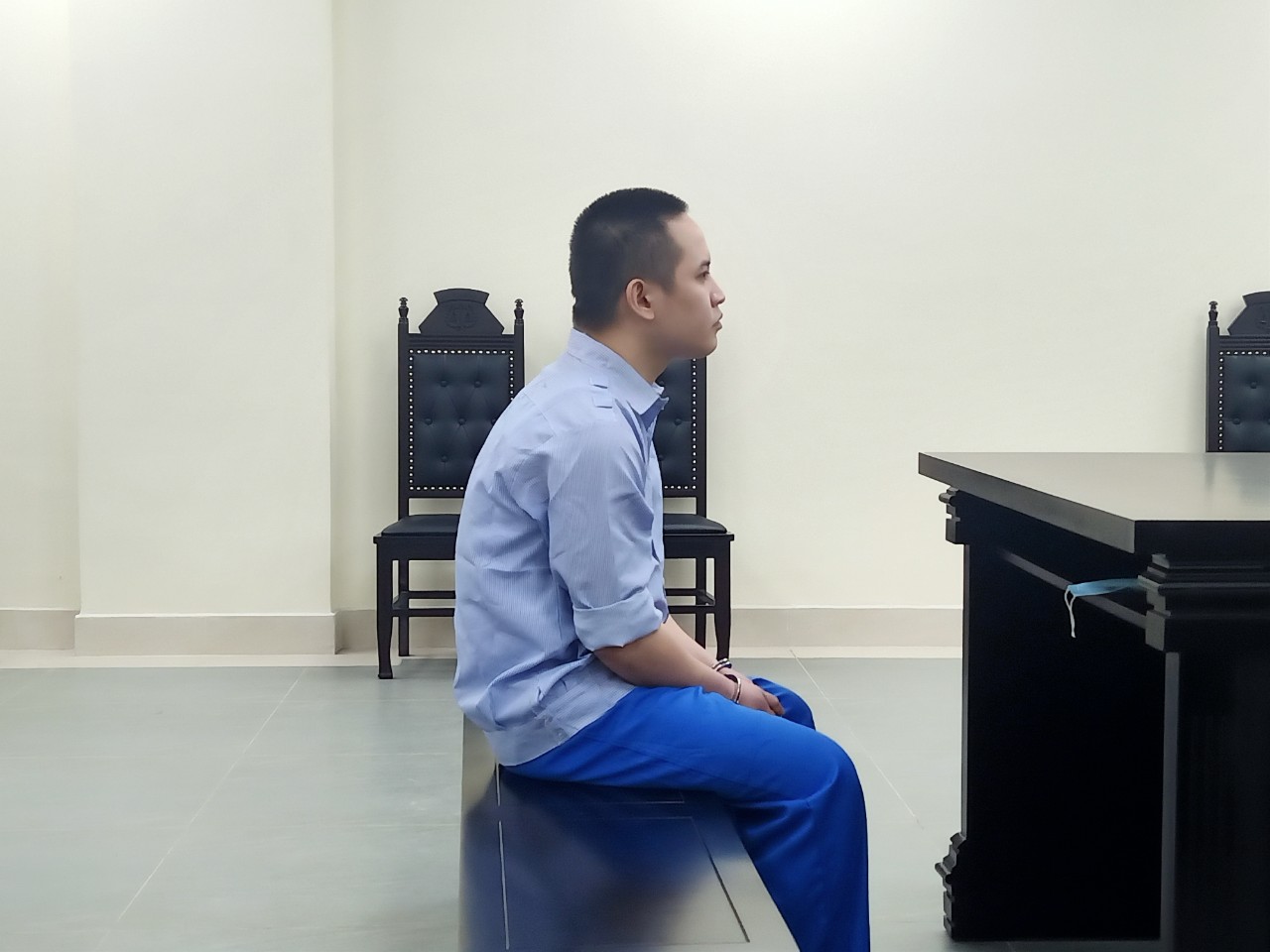 Bị cáo Nguyễn Ngọc Thanh tại tòa