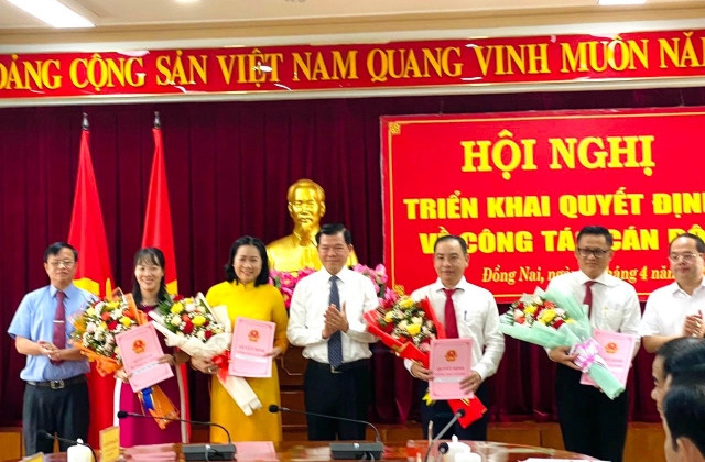 Đồng Nai: Trao quyết định điều động, bổ nhiệm cán bộ địa phương