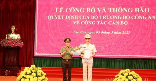 Đại tá Cao Minh Huyền làm Giám đốc Công an tỉnh Lào Cai
