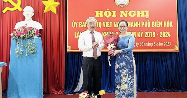 Bà Thiều Thị Minh Hường làm Chủ tịch Ủy ban MTTQ Việt Nam TP Biên Hòa