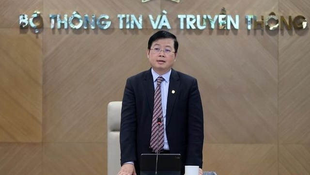 Thứ trưởng Nguyễn Thanh L&acirc;m l&agrave;m người ph&aacute;t ng&ocirc;n của Bộ Th&ocirc;ng tin v&agrave; Truyền th&ocirc;ng