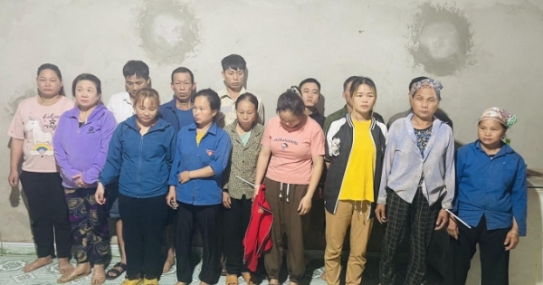 Hà Giang: Bắt quả tang 15 đối tượng đang đánh bạc bằng hình thức xóc đĩa