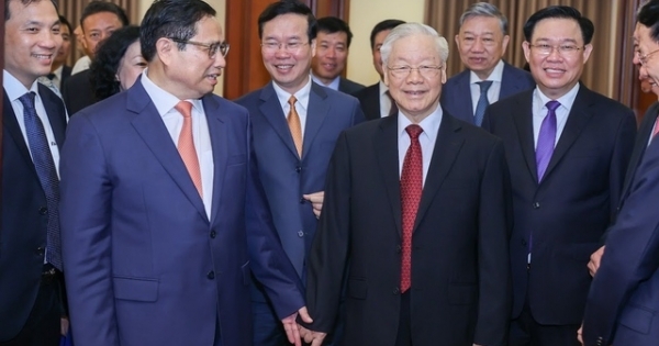 Chùm ảnh: Bế mạc Hội nghị Trung ương giữa nhiệm kỳ