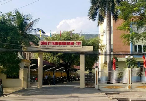 Trụ sở Công ty than Quang Hanh.