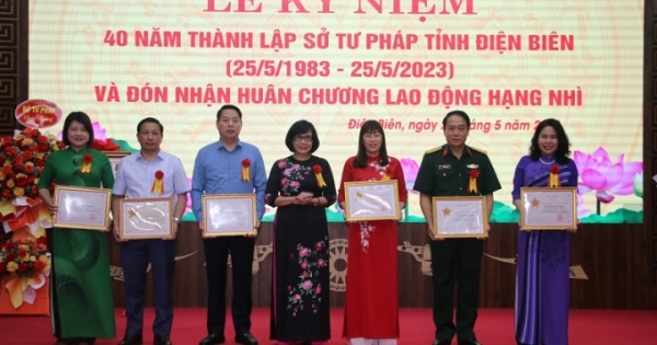 Kỷ niệm 40 năm Ngày thành lập Sở Tư pháp Điện Biên