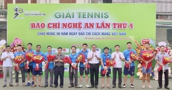 Bế mạc giải Tennis Báo chí Nghệ An lần thứ IV