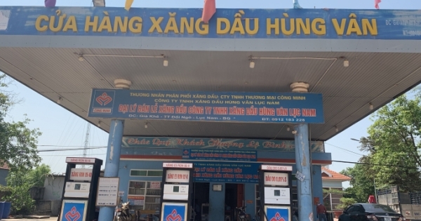 Công ty TNHH Xăng dầu Hùng Vân Lục Nam bị xử phạt