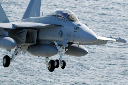 M&aacute;y bay EA-18G Growler của Mỹ. (Ảnh: Military)