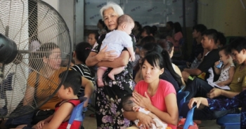 Nắng nóng như “lò nung” trên diện rộng, nhiều bệnh viện nhi quá tải