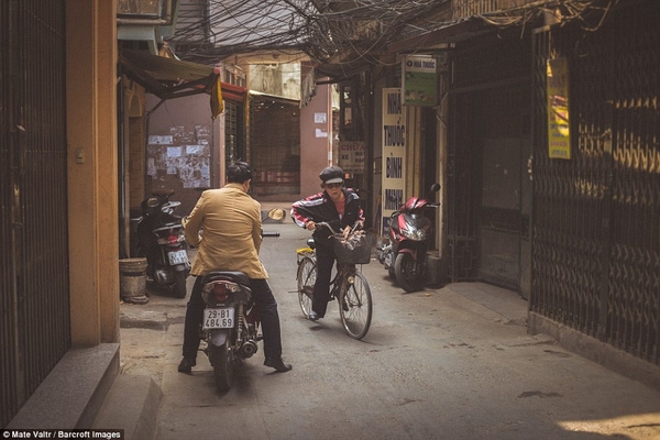 Chỉ c&oacute; c&aacute;c b&aacute;c trung ni&ecirc;n đang chuẩn bị đi chợ buổi s&aacute;ng l&agrave; đang tất bật trong con hẻm m&agrave; th&ocirc;i.