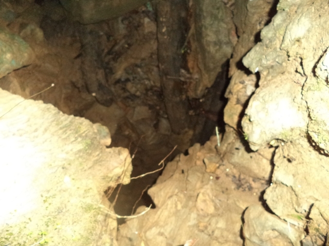 Hiện trường vụ việc nằm trong quần thể hang Kịt, nơi m&agrave; nhiều năm trước huyện B&aacute; Thước đ&atilde; từng c&oacute; chủ trương đ&aacute;nh m&igrave;n cho sập hang để ngăn nạn đ&agrave;o v&agrave;ng tr&aacute;i ph&eacute;p. (Ảnh: Minh Chuy&ecirc;n)