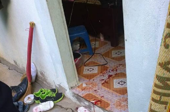 Hiện trường nơi xảy ra sự việc.