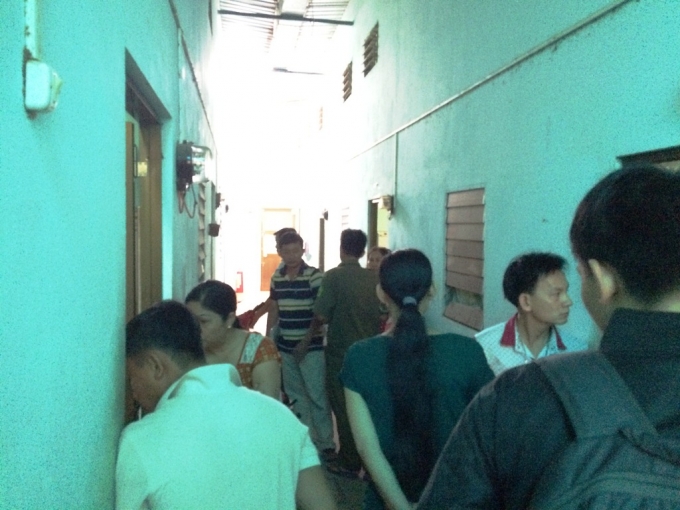 Hiện trường nơi xẩy vụ việc