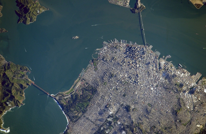 San Francisco, Mỹ. (Ảnh: NASA)