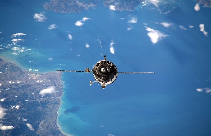 T&agrave;u vũ trụ&nbsp;Soyuz 46S. (Ảnh: NASA)