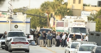 Cận cảnh hiện trường xảy ra vụ xả súng kinh hoàng tại Mỹ