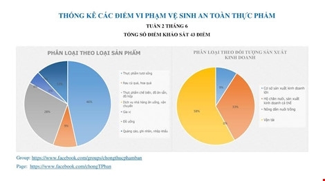 Phát hiện gần 500 vụ vi phạm thực phẩm bẩn