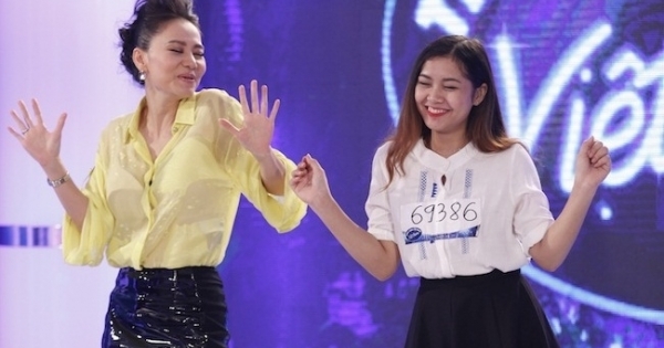 Vietnam Idol: Thu Minh ngẫu hứng hướng dẫn thí sinh biểu cảm sexy thể hiện hit của Hồ Ngọc Hà