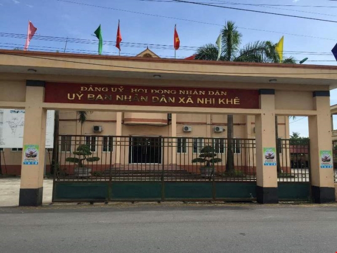 Trụ sở UBND x&atilde; Nhị Kh&ecirc;, nơi xảy ra vụ trộm chiếc xe m&aacute;y của Trưởng c&ocirc;ng an x&atilde;