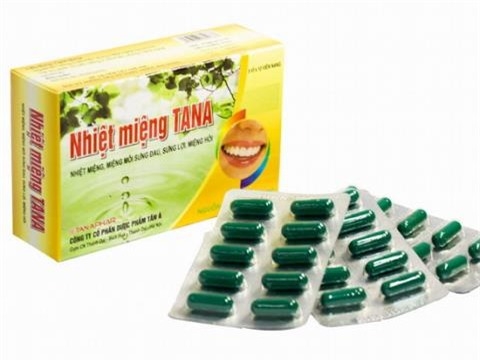 &nbsp;Thuốc nhiệt miệng TANA bị đ&igrave;nh chỉ lưu h&agrave;nh do kh&ocirc;ng đạt chuẩn về chất lượng.