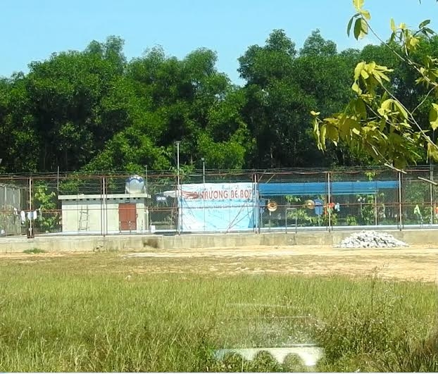 Bể bơi nơi xẩy ra vụ đuối nước thương t&acirc;m.