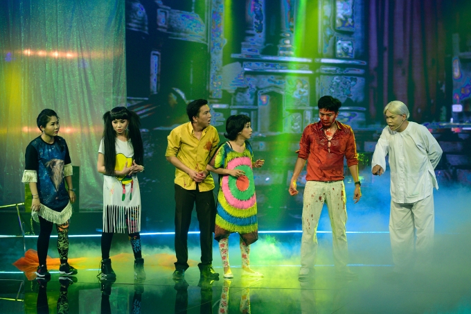 L&agrave;ng h&agrave;i mở hội: Việt Hương &ldquo;nổi da g&agrave;&rdquo; khi xem h&agrave;i kinh dị