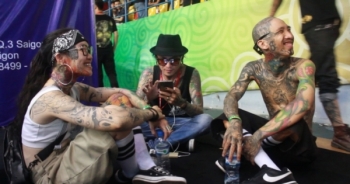 Độc đáo xăm hình nghệ thuật quốc tế Hanoink Fes 2016