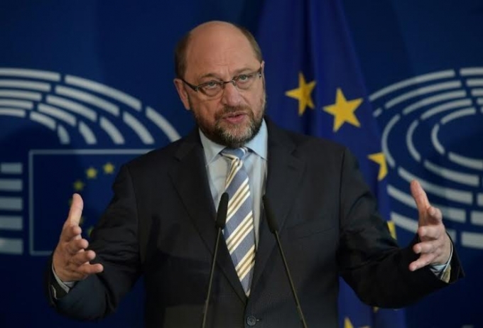 Chủ tịch Nghị viện ch&acirc;u &Acirc;u Martin Schulz.