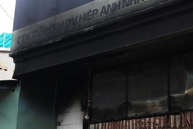 Hiện trường vụ ch&aacute;y khiến 4 người tử vong ở Đồng Nai