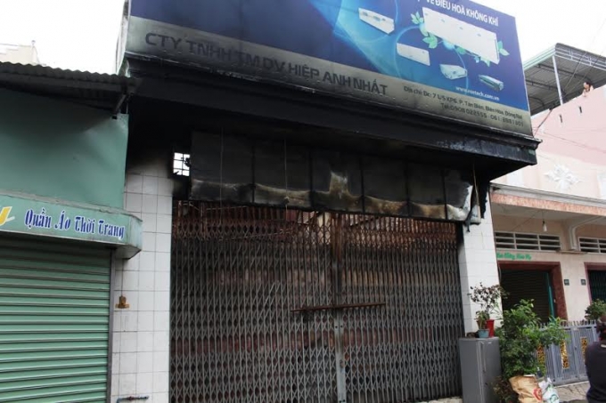 Hiện trường vụ ch&aacute;y khiến 4 người tử vong ở Đồng Nai