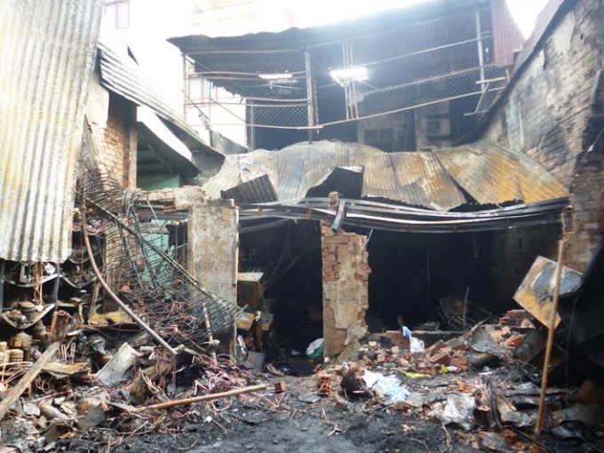 Hiện trường vụ ch&aacute;y khiến 4 người tử vong ở Đồng Nai