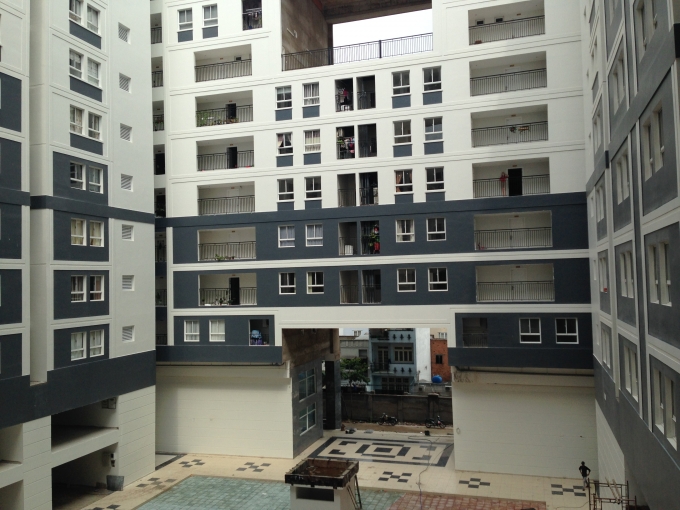 Đa số c&aacute;c căn hộ đ&atilde; được cư d&acirc;n vào ở.