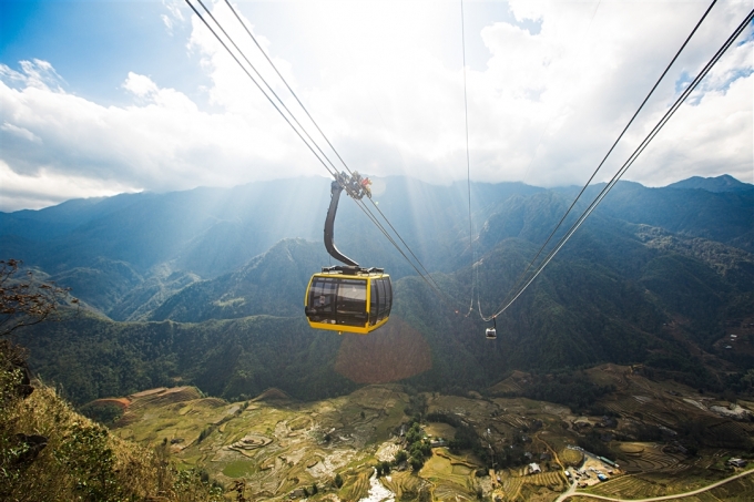 C&aacute;p treo Fansipan đạt 2 kỷ lục Guiness thế giới.