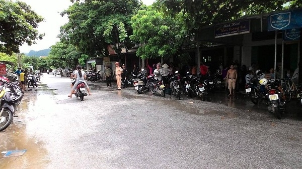 Hiện trường xảy ra vụ việc.