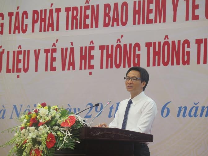 Ph&oacute; Thủ tướng Vũ Đức Đam ph&aacute;t biểu tại Hội nghị.