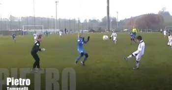 Sửng sốt với kỹ năng của thần đồng bóng đá Pietro Tomaselli