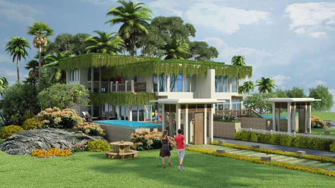 Một trong những căn biệt thự của dự &aacute;n Premier Village Phu Quoc Resort.