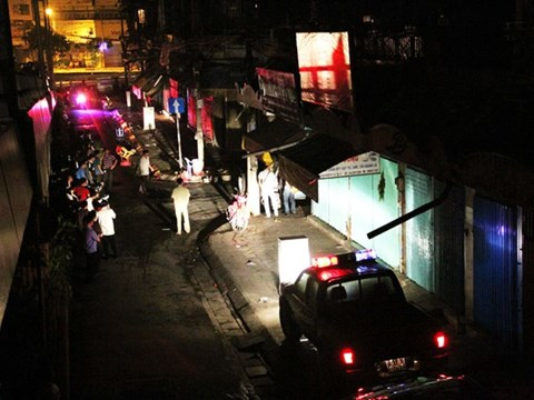 Hiện trường vụ &aacute;n. (Ảnh: b&aacute;o An ninh thủ đ&ocirc;)