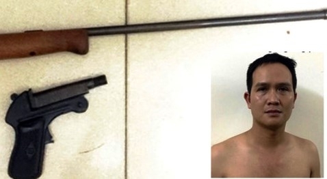 Hải Phòng: Nhóm con nghiện dùng súng hoa cải bắn nhau "sa lưới"