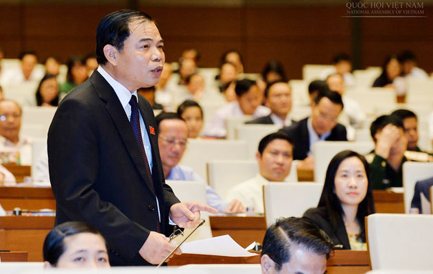 &nbsp;Bộ trưởng Nguyễn Xu&acirc;n Cường. Ảnh: Quochoi.vn