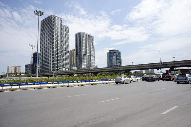 Đường Trần Duy Hưng đoạn cắt với đường v&agrave;nh đai 3.