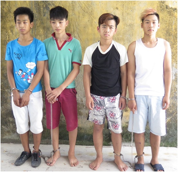 C&aacute;c đối tượng tại cơ quan điều tra.